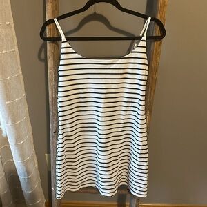 Abercrombie & Fitch Black and White Striped traveler mini dress